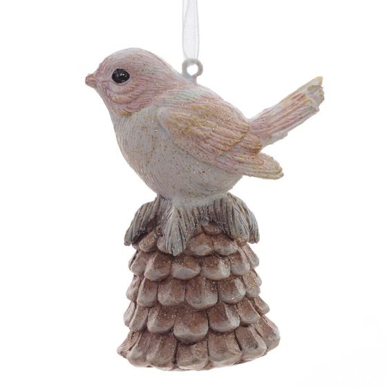 Изделие декоративное подвесное &quot;Птичка&quot;, L5,5 W4 H7 см, 2в.