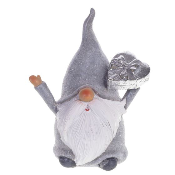 Фигурка новогодняя &quot;Гном&quot;, L10,5 W7 H11 см, 2в.