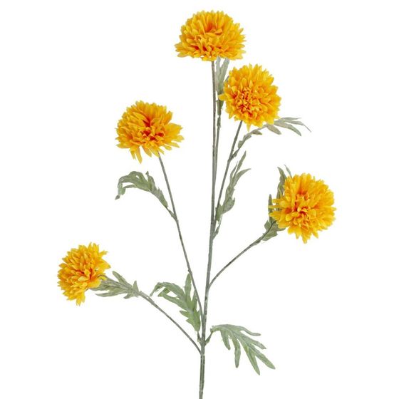 Цветок искусственный &quot;Георгин&quot;, L15 W15 H82 см, 3в.