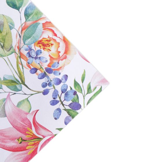 !Бумага упаковочная 4 листа крафтовая «Акварель», 70 × 100 см.