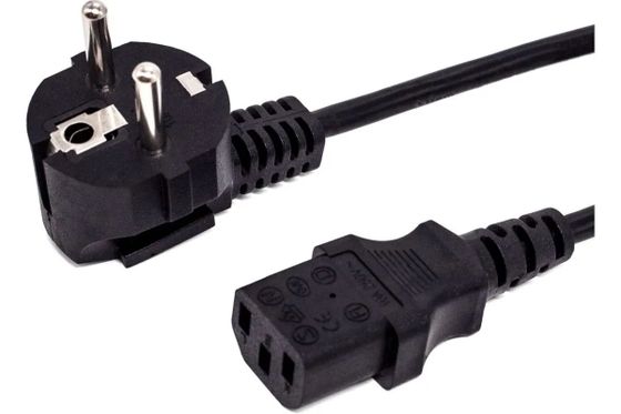 Кабель питания Filum IEC 320 C13 - Schuko CEE 7 1.8м чёрный (FL-PC10-EU-C13-1.8M)