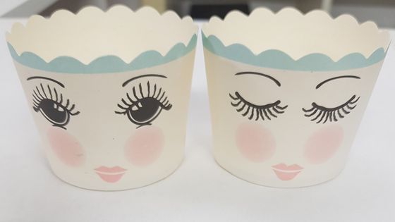 !09 НАБОР ИЗ 36 ШТУК - Форма для выпечки "Глазки", 6 х 5 см. дизайн микс