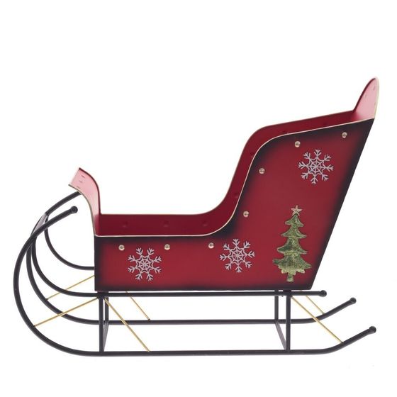 Фигурка декоративная &quot;Сани&quot;, L66 W26 H52 см