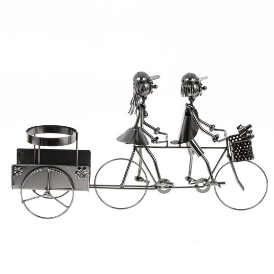 Подставка для бутылки &quot;Велотандем&quot;, Д44 Ш11 В25 см