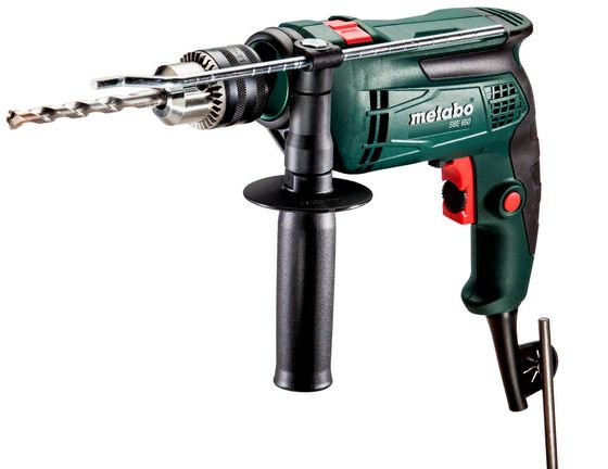 Дрель ударная Metabo SBE 650 650Вт ключевой (600742000)