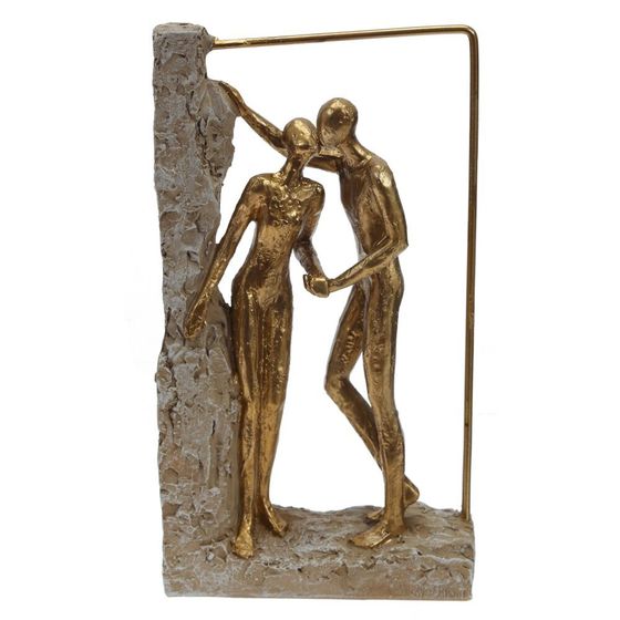 Фигурка декоративная &quot;Влюбленная пара&quot;, L14 W4,5 H25 см