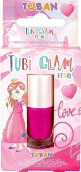 Лак для ногтей TUBAN Tubi Glam - жемчужно-розовый