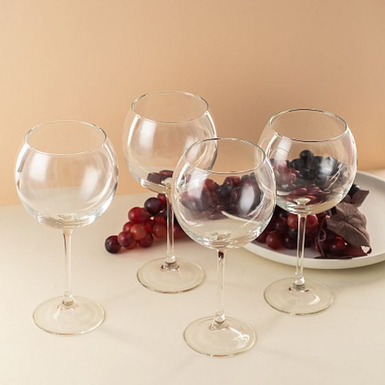 Набор бокалов ВРЕМЯ ДЕГУСТАЦИЙ БУРГУНДИЯ 650мл 4шт