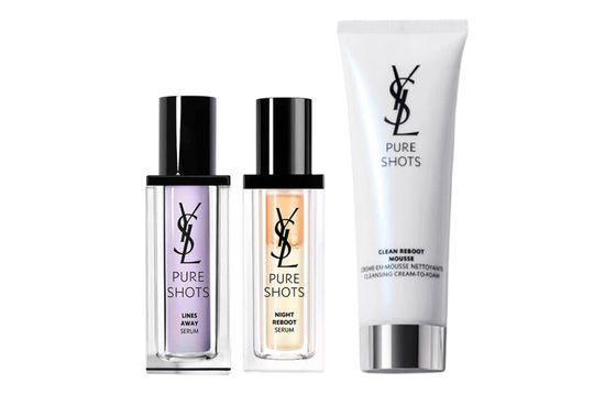 SAINT LAURENT Night Queen Pure And Transparent Skincare Sets Hydrating Moisturizing Cleanser 125ml+30ml+30ml