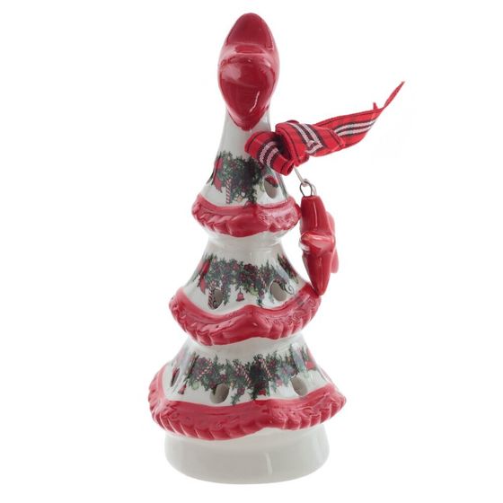 Фигурка декоративная &quot;Елка&quot; с подсветкой, L10 W6,5 H15 см