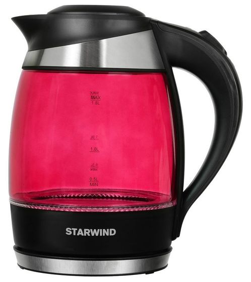 Чайник электрический Starwind SKG2214 1.8л  2200Вт малиновый