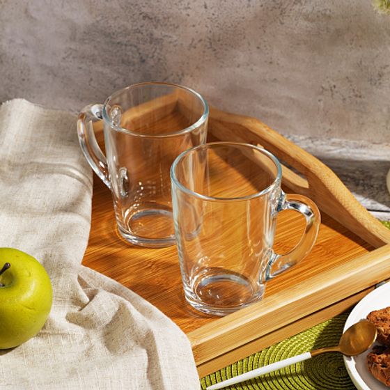 Набор кружек ВРЕМЯ ДЕГУСТАЦИЙ КОФЕ 320мл 2шт