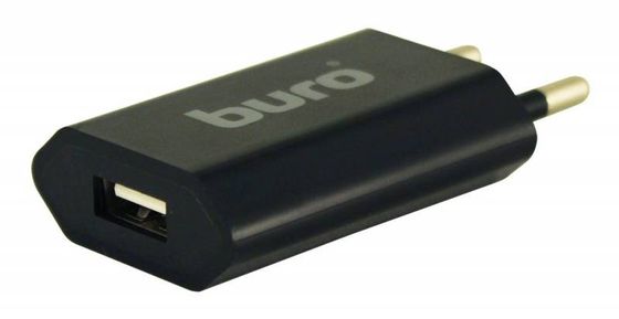 Сетевое З/У Buro TJ-164B 1xUSB 5Вт 5В 1А черный