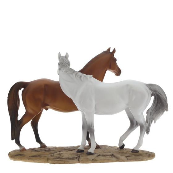 Фигурка декоративная &quot;Лошади&quot;, L29 W12 H19 см