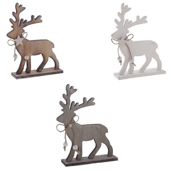 Фигурка декоративная &quot;Олень&quot;, L13 W4 H18 см, 3в.