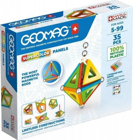 Geomag Geomag Supercolor Panels Recycled 35 el.