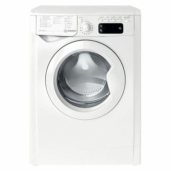 Стиральная машина Indesit IWSE 6105 CIS L белый, 6кг, 1000об/мин