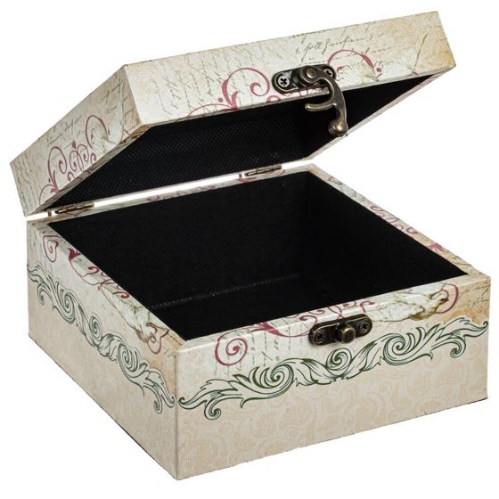 Шкатулка, Д14 Ш14 В8 см