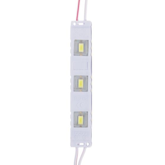 Светодиодный модуль SMD5630, 1.5 Вт, 3 LED, 135 Lm, IP65, 6500К ,12V БЕЛЫЙ, набор 20 шт.