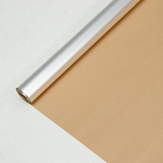 Алюминиевая фольга на крафт-бумаге (18м2 в рулоне)