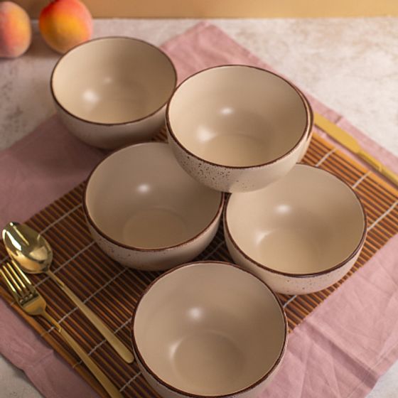 Салатник OH!SPLASH бежевый 14.5см 680мл