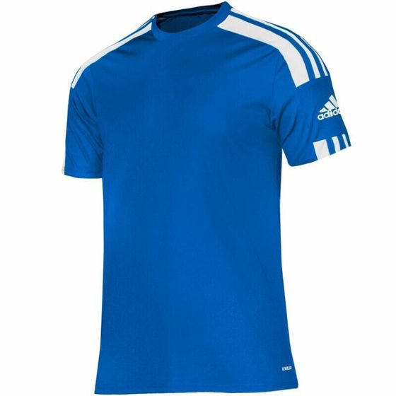 Мужская спортивная футболка синяя T-shirt adidas Squadra 21 JSY Y Jr GK9151