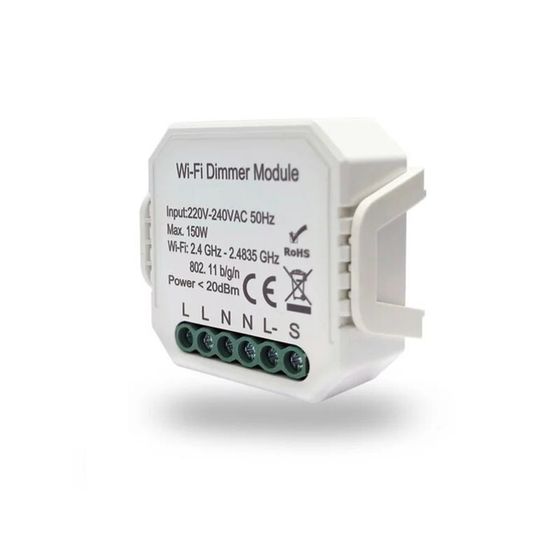 RL1003-DM Одноканальное Wi-Fi реле-диммер RELAY, 1 x 150W