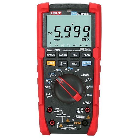 Мультиметр профессиональный UNI-T UT195DS 1000В 20А 60МОм
