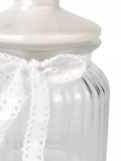 !09 Стеклянная емкость для продуктов Белка, 11,4х11,4х19,3,