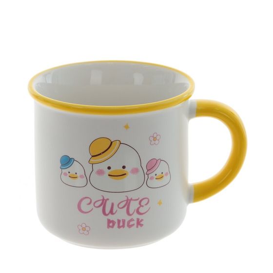 Кружка, 350 мл, L11,5 W8 H8,5 см, дизайн микс