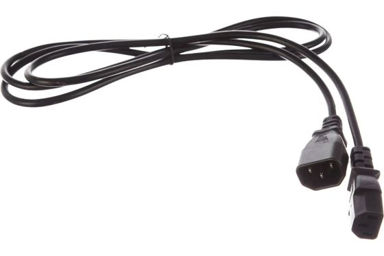 Кабель питания Telecom IEC-320-C13-IEC-320-C14 1.8м черный (TP020-IEC320-C13/C141.8)