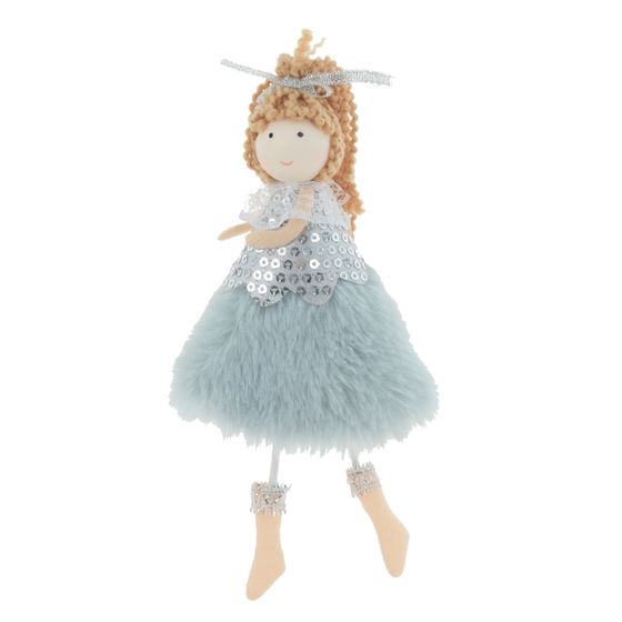 Изделие декоративное подвесное "Ангел", L9 W4 H17 см, 3в.