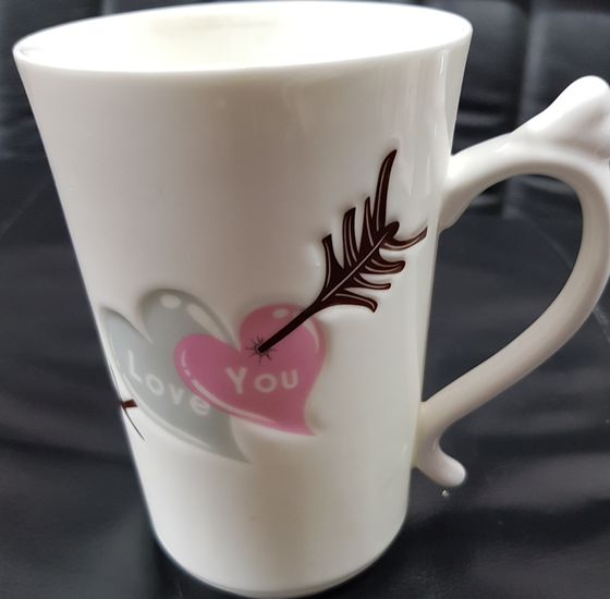 !09 НАБОР 2 ШТУКИ - Кружка " Стрела" 420 мл., дизайн микс