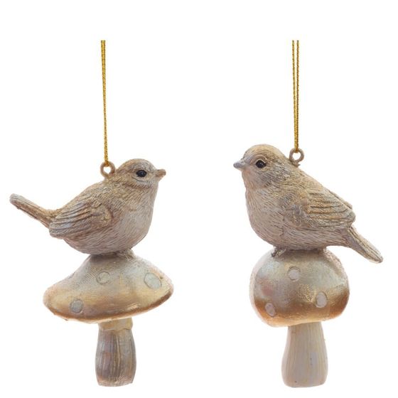 Изделие декоративное подвесное "Птичка", L5,5 W4,5 H7,5 см, 2в.