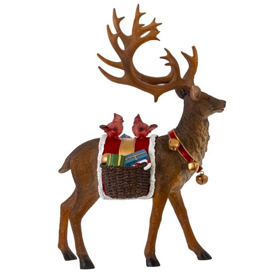 Фигурка декоративная с подсветкой &quot;Олень&quot;, L23 W12 H32 см,  (2хAAA н/п)