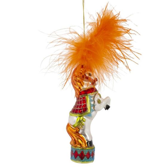 Украшение новогоднее &quot;Лошадка&quot;, L5 W3 H15 см, 3в.