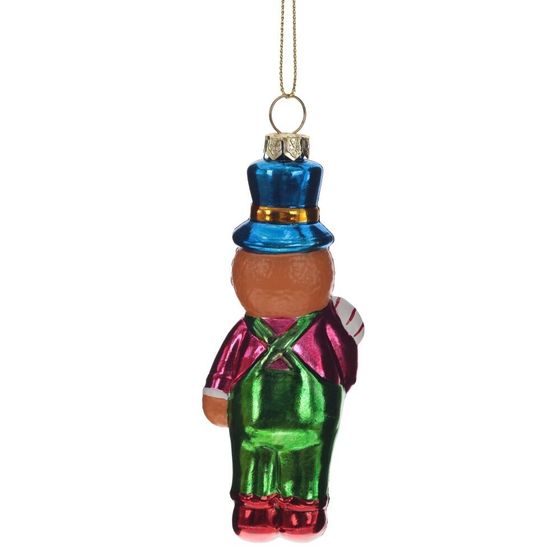 Украшение новогоднее &quot;Пряничный человечек&quot;, L4,5 W3 H12,5 см, 3в.