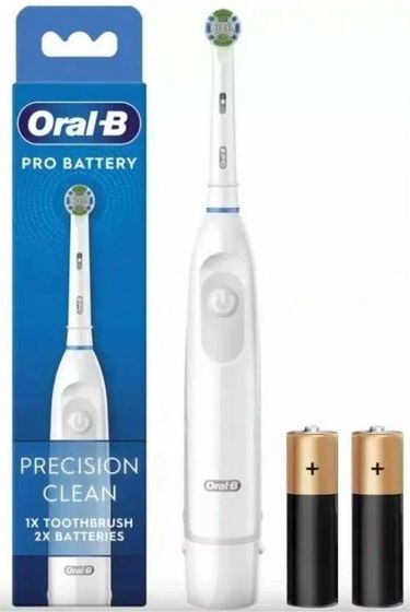 Зубная щетка электрическая Oral-B Precision Clean Pro Battery DB5.510.1K белый