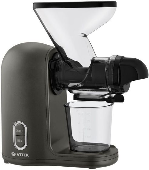 Соковыжималка шнековая Vitek VT-3715 300Вт рез.сок.:280мл. черный/черный