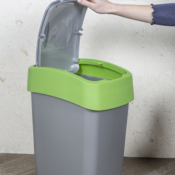 Контейнер для мусора FLIP BIN 25л зеленый