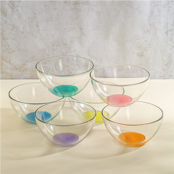 Салатник ГЛАДКИЙ ЛАК МИКС НЬЮ 15.8см