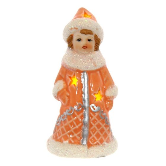 Фигурка декоративная &quot;Снегурочка&quot; с подсветкой, L5 W5 H11 см, 2в.