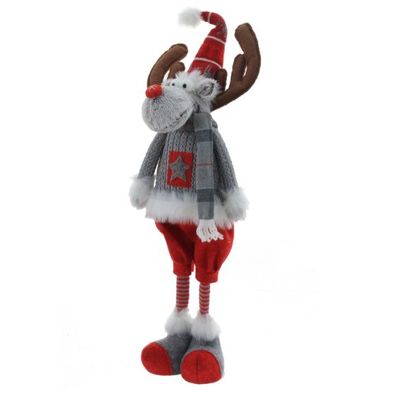 Игрушка набивная &quot;Олень&quot;, L28 W15 H76/52 см, 2в.