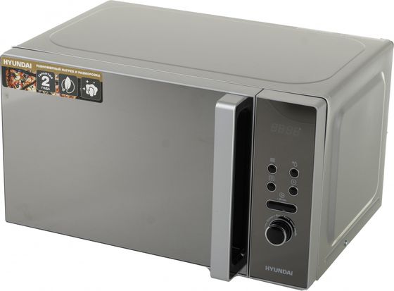 Микроволновая печь Hyundai HYM-D3002 20л 700Вт серебристый