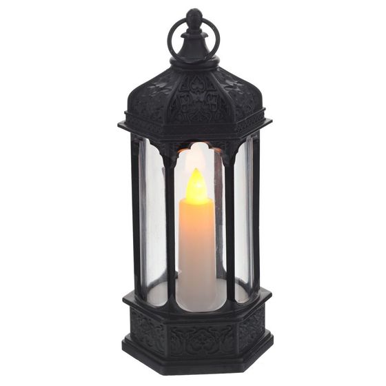 Изделие декоративное &quot;Фонарь&quot; с подсветкой (3хАG13), L5,5 W6 H13,5 см, 4в.