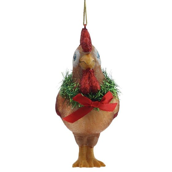 Украшение новогоднее "Петух", L10 W5 H11 см