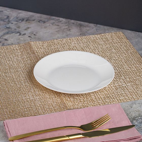 Тарелка десертная ЛИЛИ БЕЛЫЙ 18см