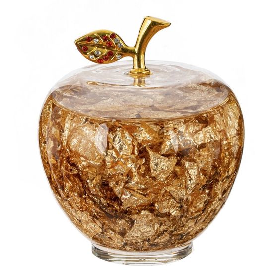 Фигурка декоративная "Яблоко", L8 W8 H9 см