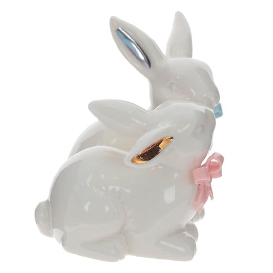 Фигурка декоративная "Зайцы", L11 W8 H10 см