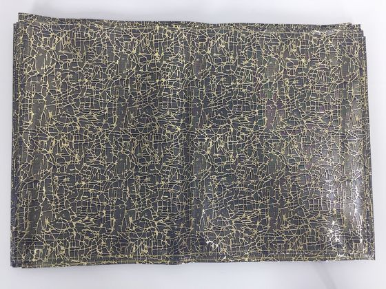 !09 НАБОР 3 ШТУКИ - Салфетка сервировочная "Камни" 40/30 см. цвет золотой